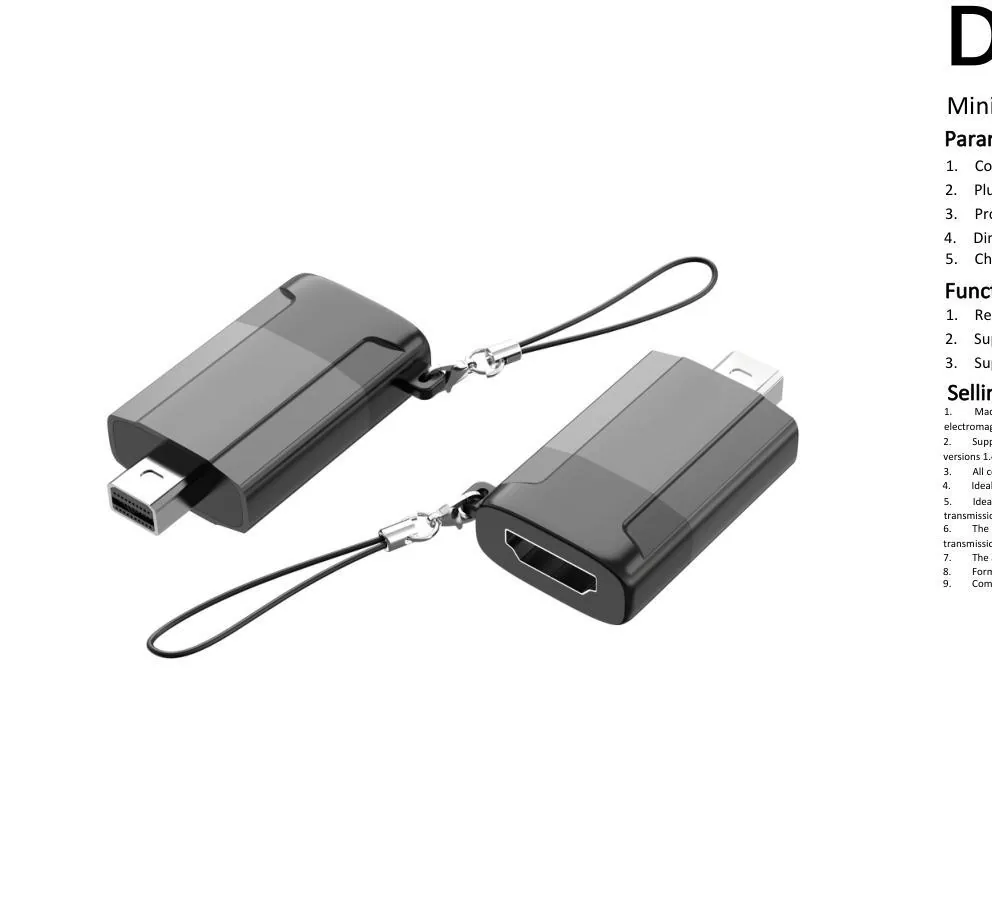 Mini DisplayPort M to HDMI AF Adapter
